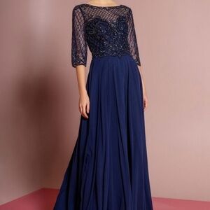 NEW MOTHER OF THE BRIDE EVENING GOWN DRESS GLS2686